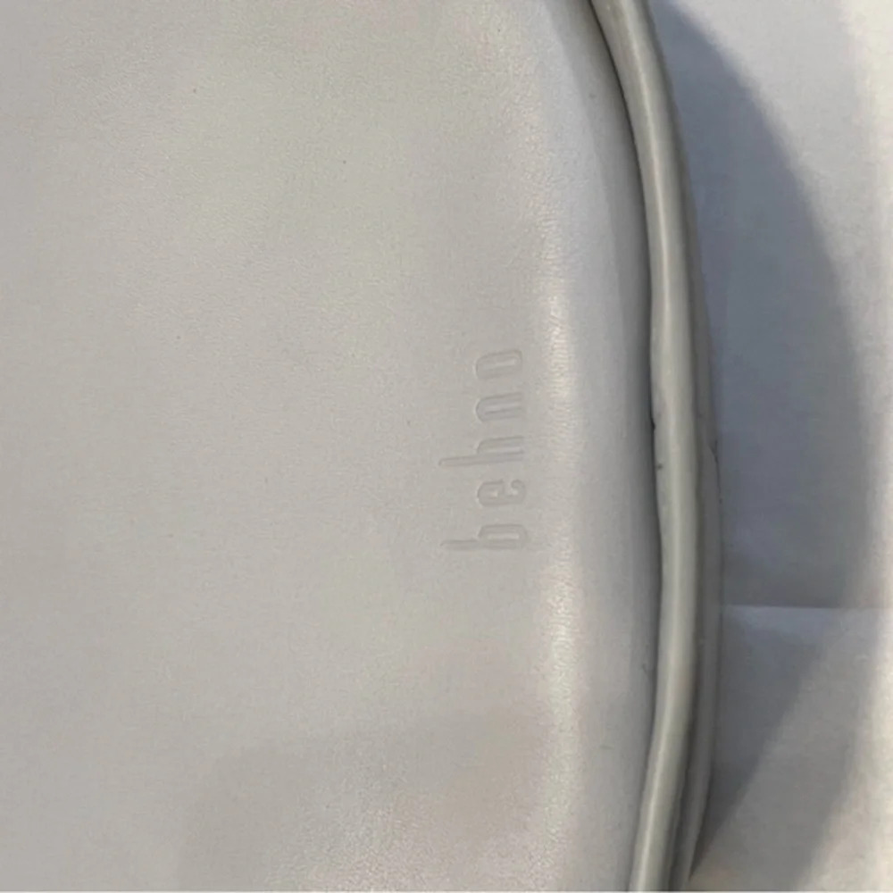 Nwot Behno Greta Light Grey Leather Shoulder Bag — image 3 of 7